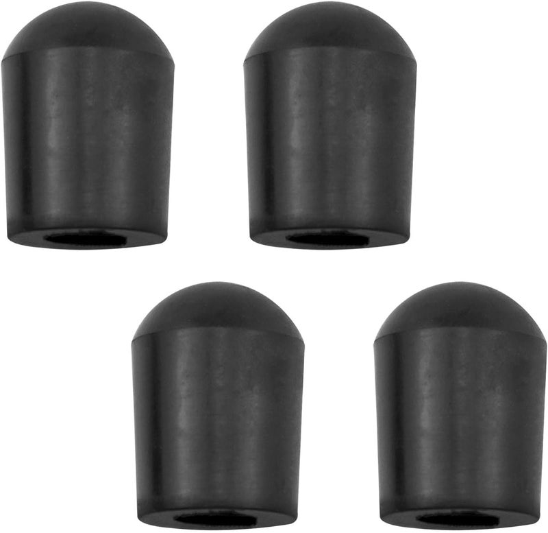 FINBe Cello Endpin Stopper Rubber End Pin Head Stoppers Instrument Accessories for Cello Practice 4PCS (Black) - Image 1